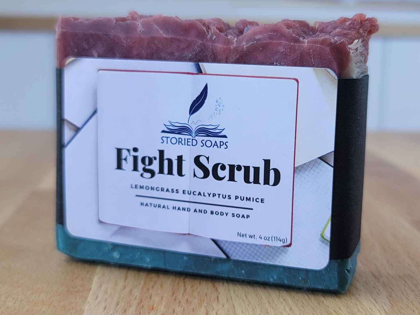 Fight Scrub - Lemongrass Eucalyptus Soap