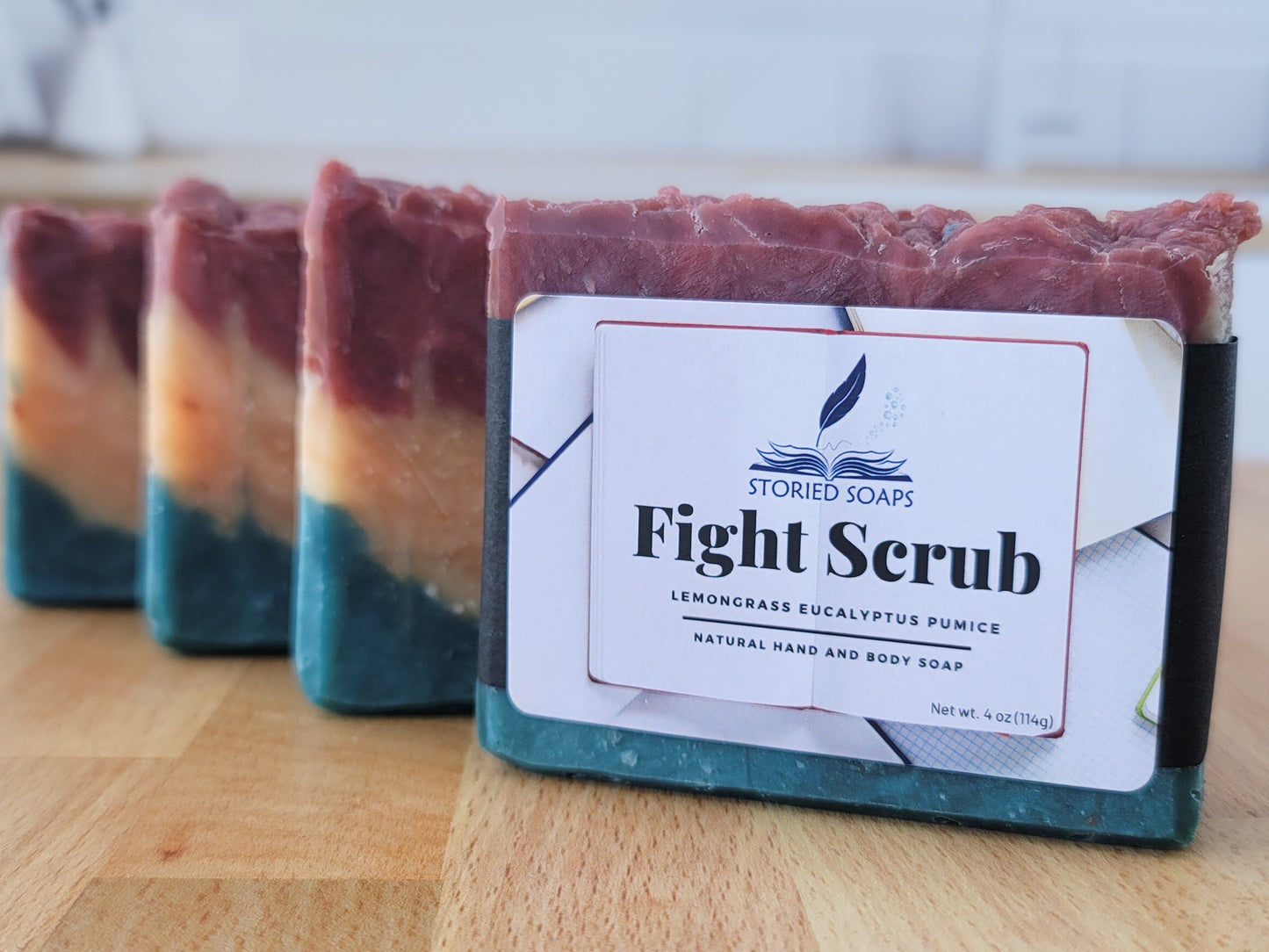 Fight Scrub - Lemongrass Eucalyptus Soap