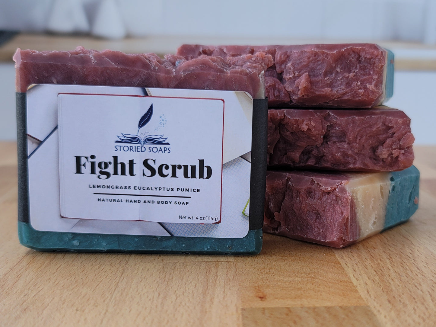 Fight Scrub - Lemongrass Eucalyptus Soap