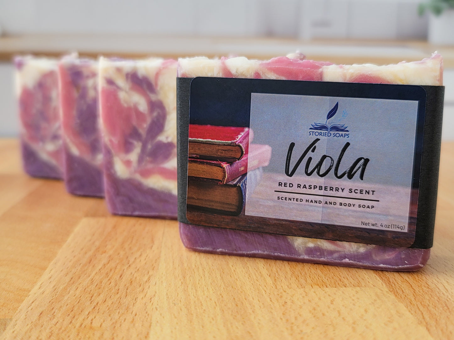 Viola - Red Raspberry Scented Soap