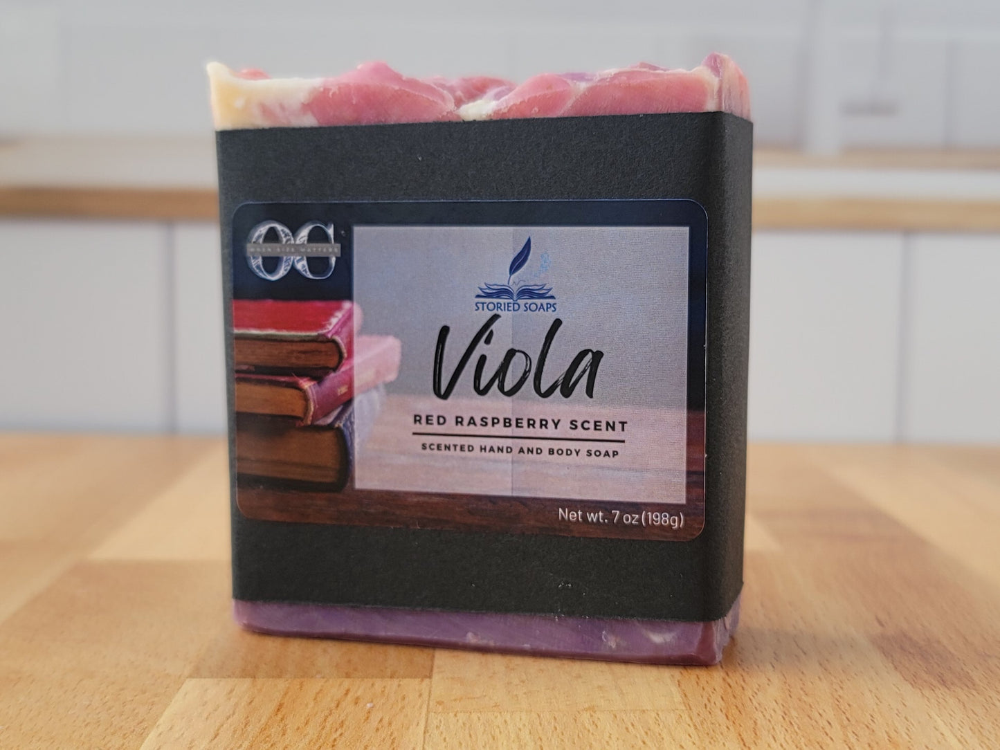 Viola - Red Raspberry Scented Soap