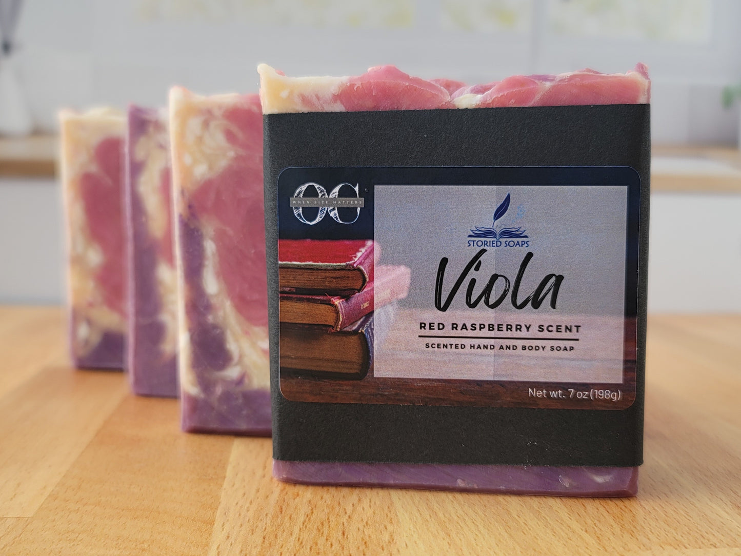 Viola - Red Raspberry Scented Soap