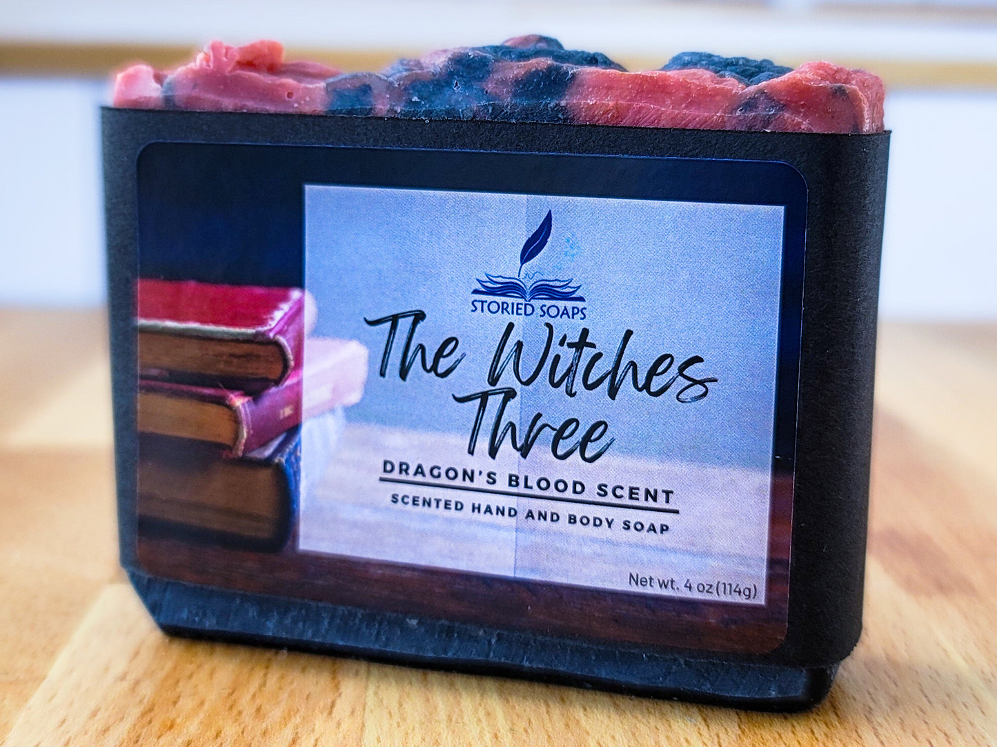 The Witches Three by Storied Soaps - Dragon's Blood Scented scented Bar Soap