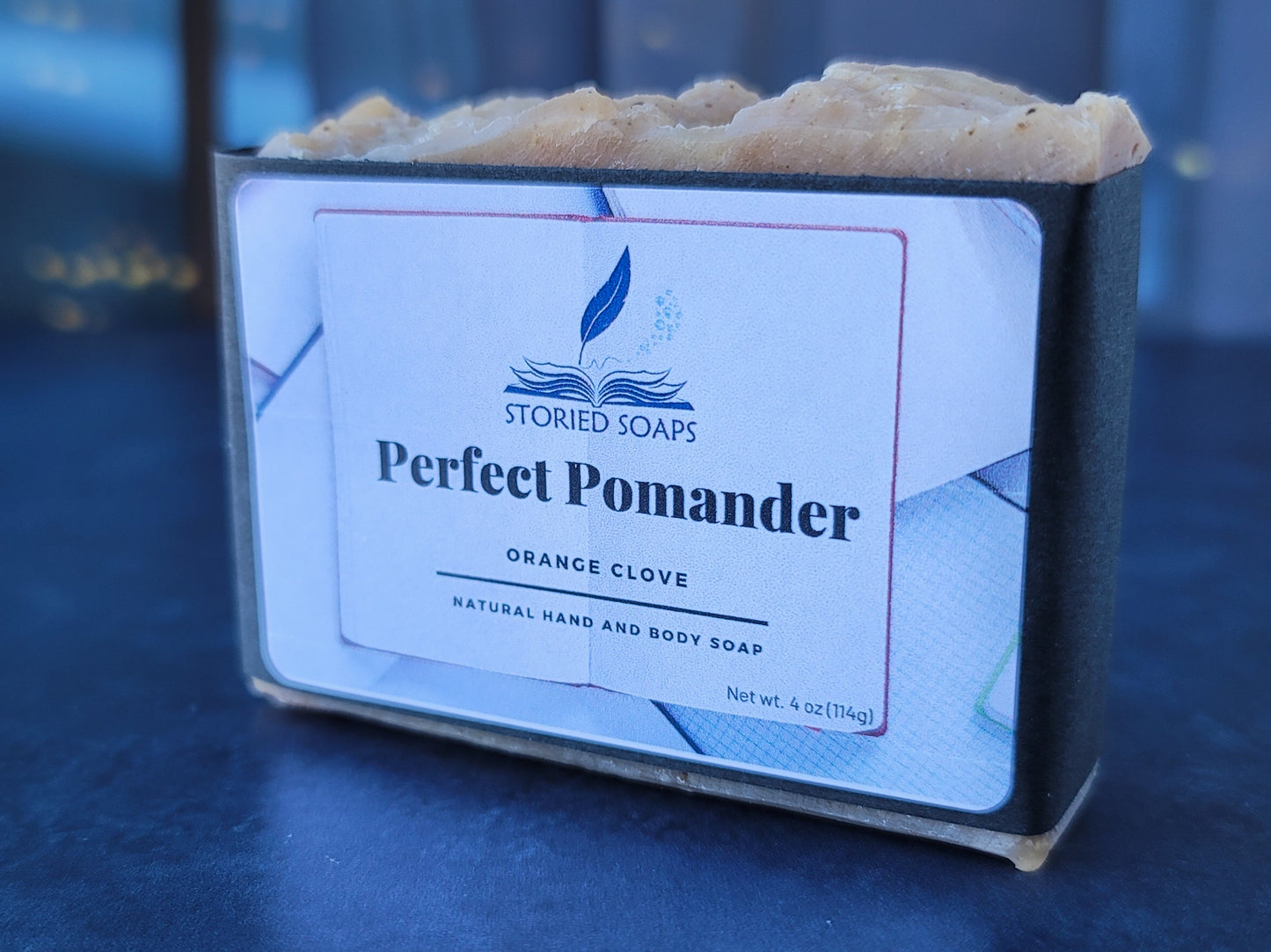 Perfect Pomander by Storied Soaps - Orange Clove Hand and Body essential oil soap