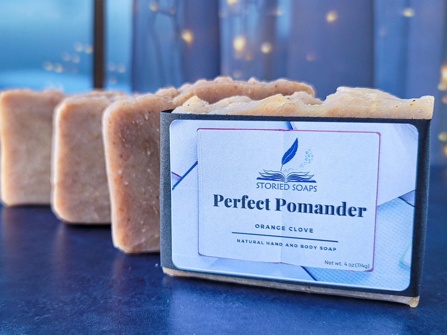 Perfect Pomander by Storied Soaps - Orange Clove Hand and Body essential oil soap