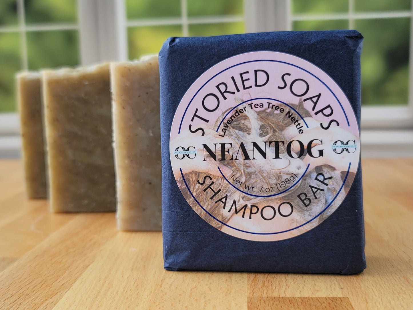 Neantog - Stinging Nettle Lavender and Tea Tree Shampoo Bar