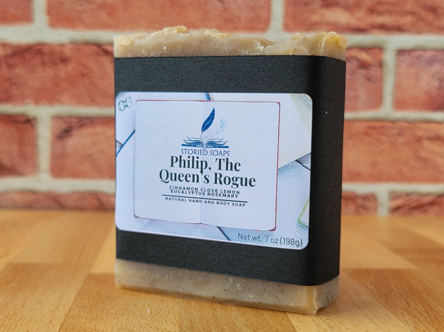 Philip, The Queen's Rogue Soap (Cinnamon, Clove, Lemon, Rosemary, Eucalyptus)