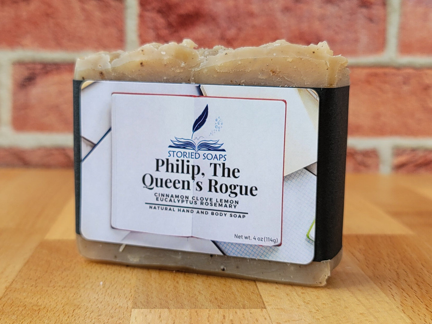 Philip, The Queen's Rogue Soap (Cinnamon, Clove, Lemon, Rosemary, Eucalyptus)