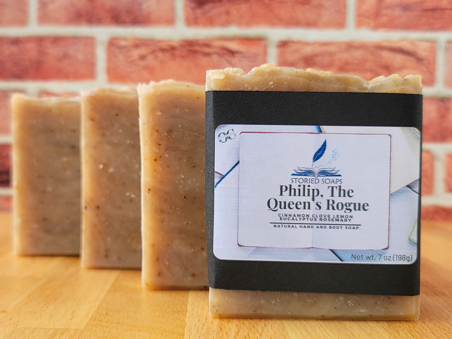 Philip, The Queen's Rogue Soap (Cinnamon, Clove, Lemon, Rosemary, Eucalyptus)