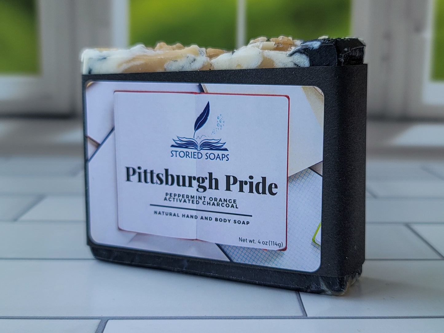 Pittsburgh Pride - Peppermint Orange essential oil soap