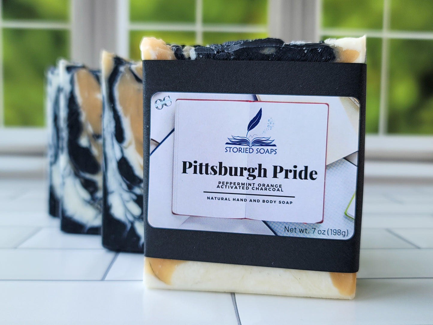 Pittsburgh Pride - Peppermint Orange essential oil soap