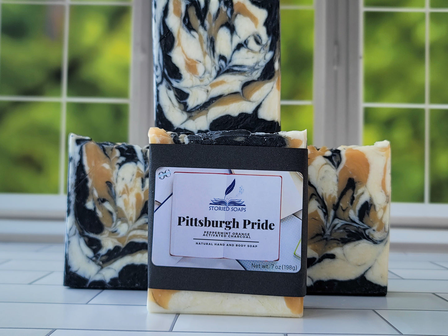 Pittsburgh Pride - Peppermint Orange essential oil soap