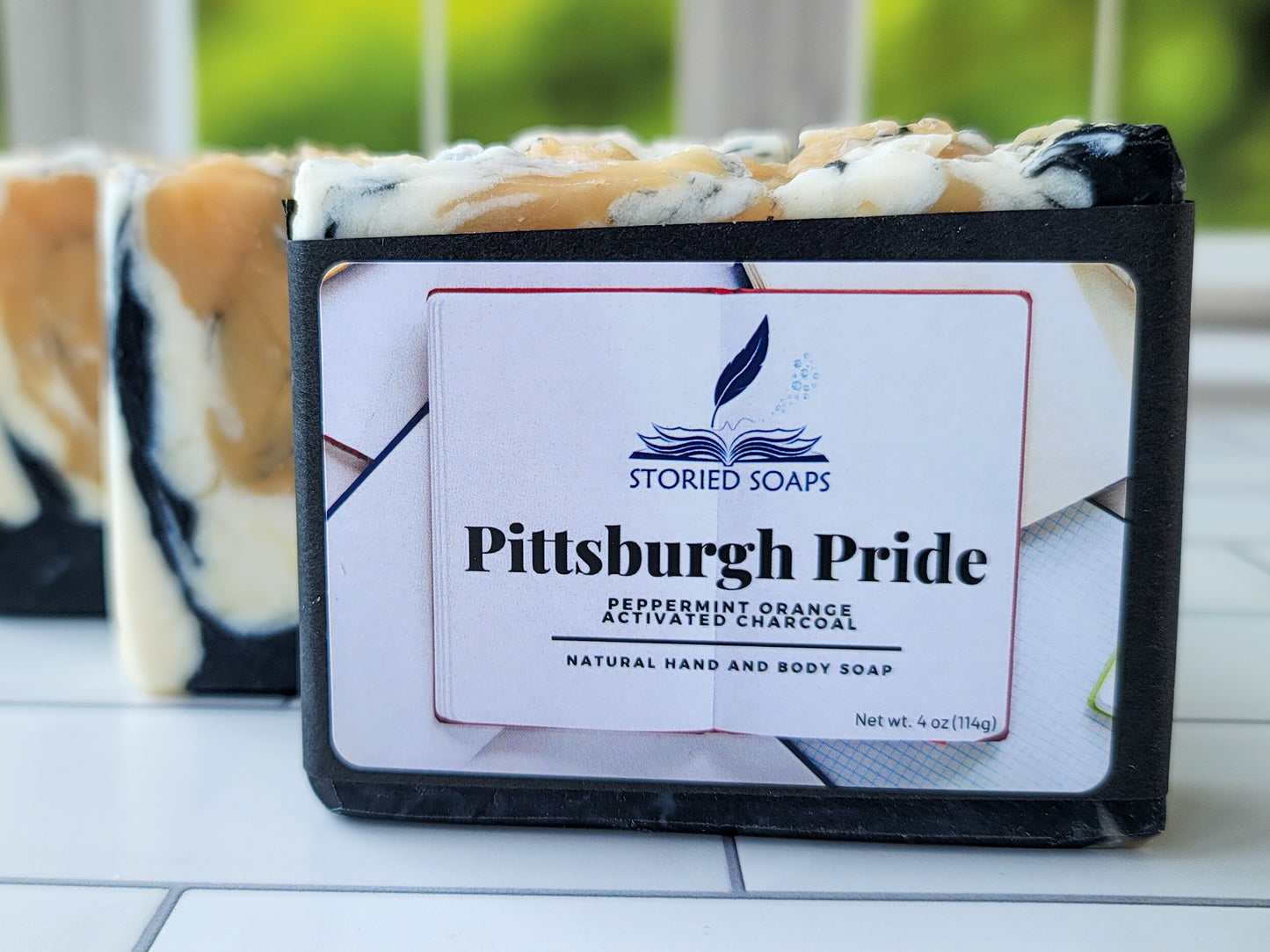 Pittsburgh Pride - Peppermint Orange essential oil soap