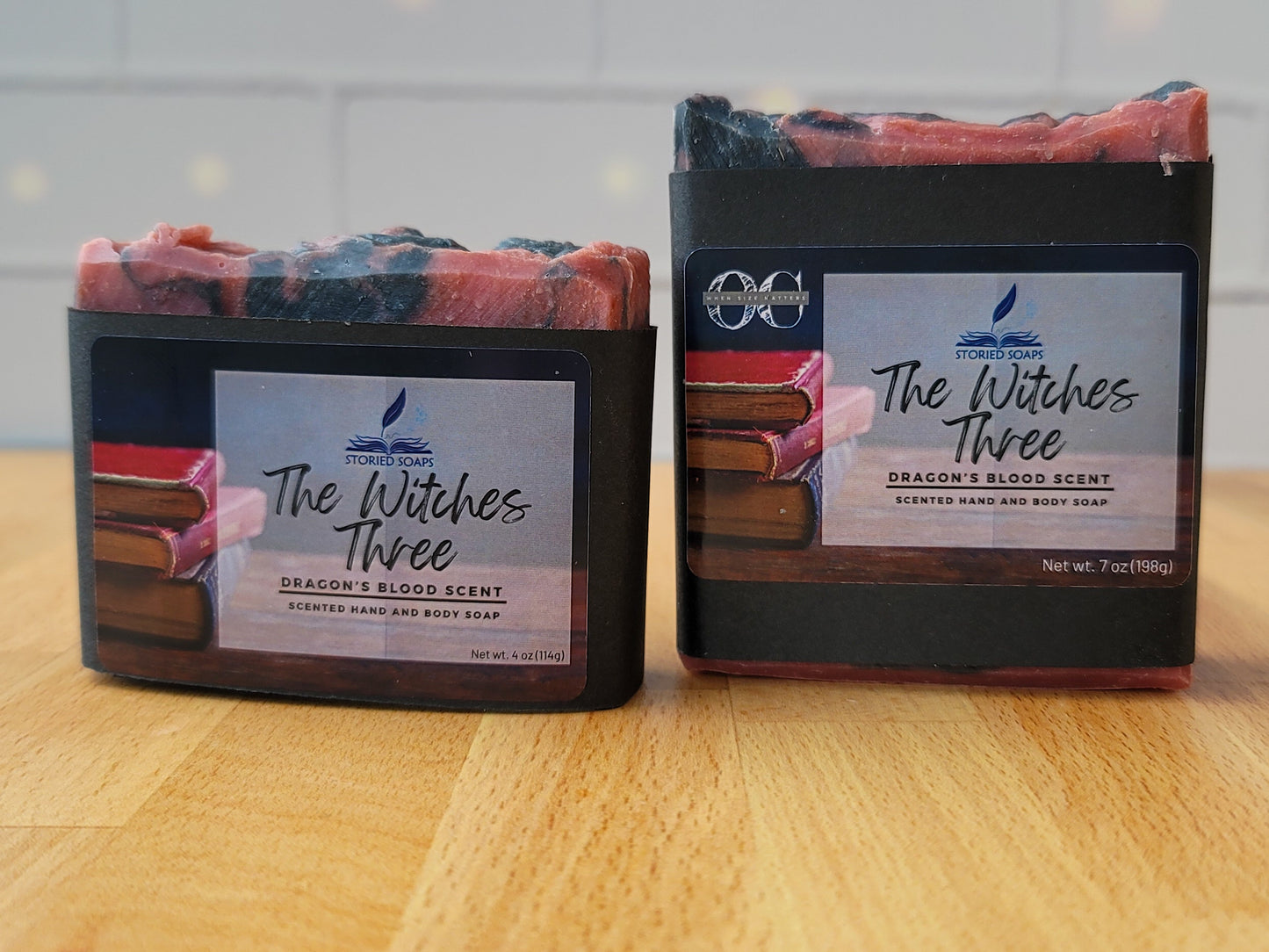 The Witches Three by Storied Soaps - Dragon's Blood Scented scented Bar Soap