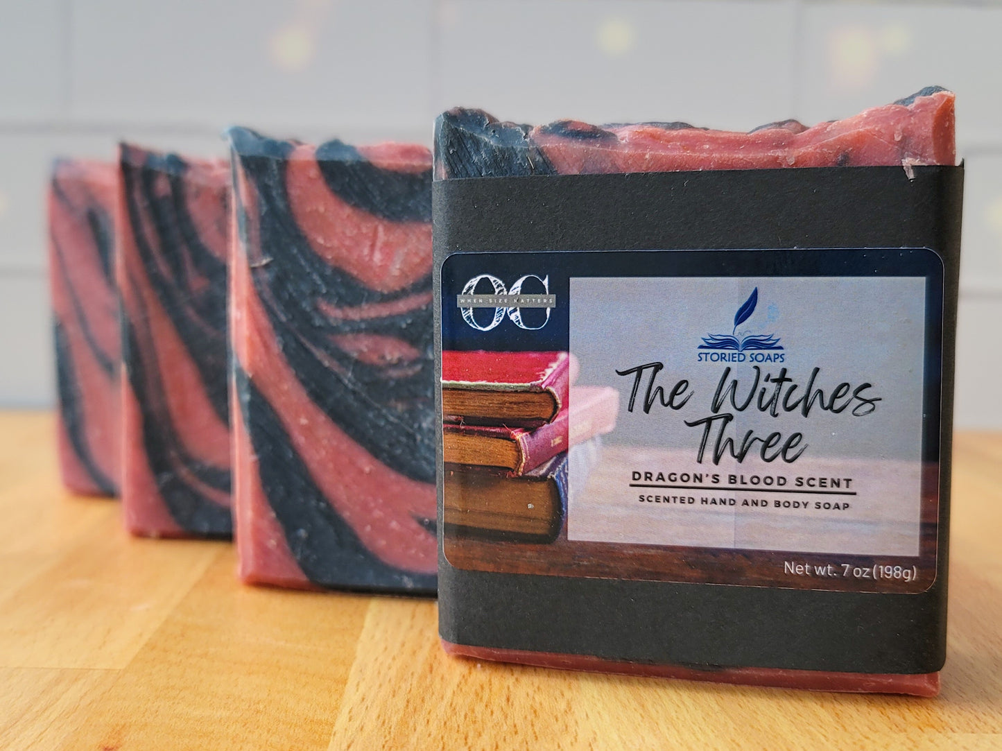 The Witches Three by Storied Soaps - Dragon's Blood Scented scented Bar Soap