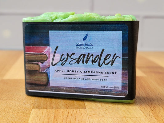 Lysander by Storied Soaps - Apple Honey Champagne Scented Soap - DISCONTINUED