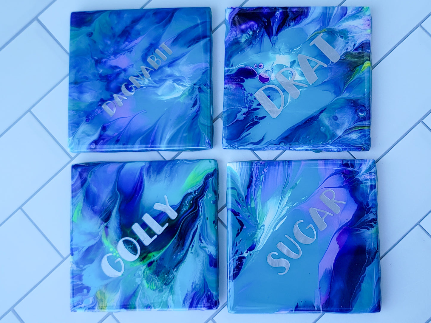 Soft Swears Coaster Sets