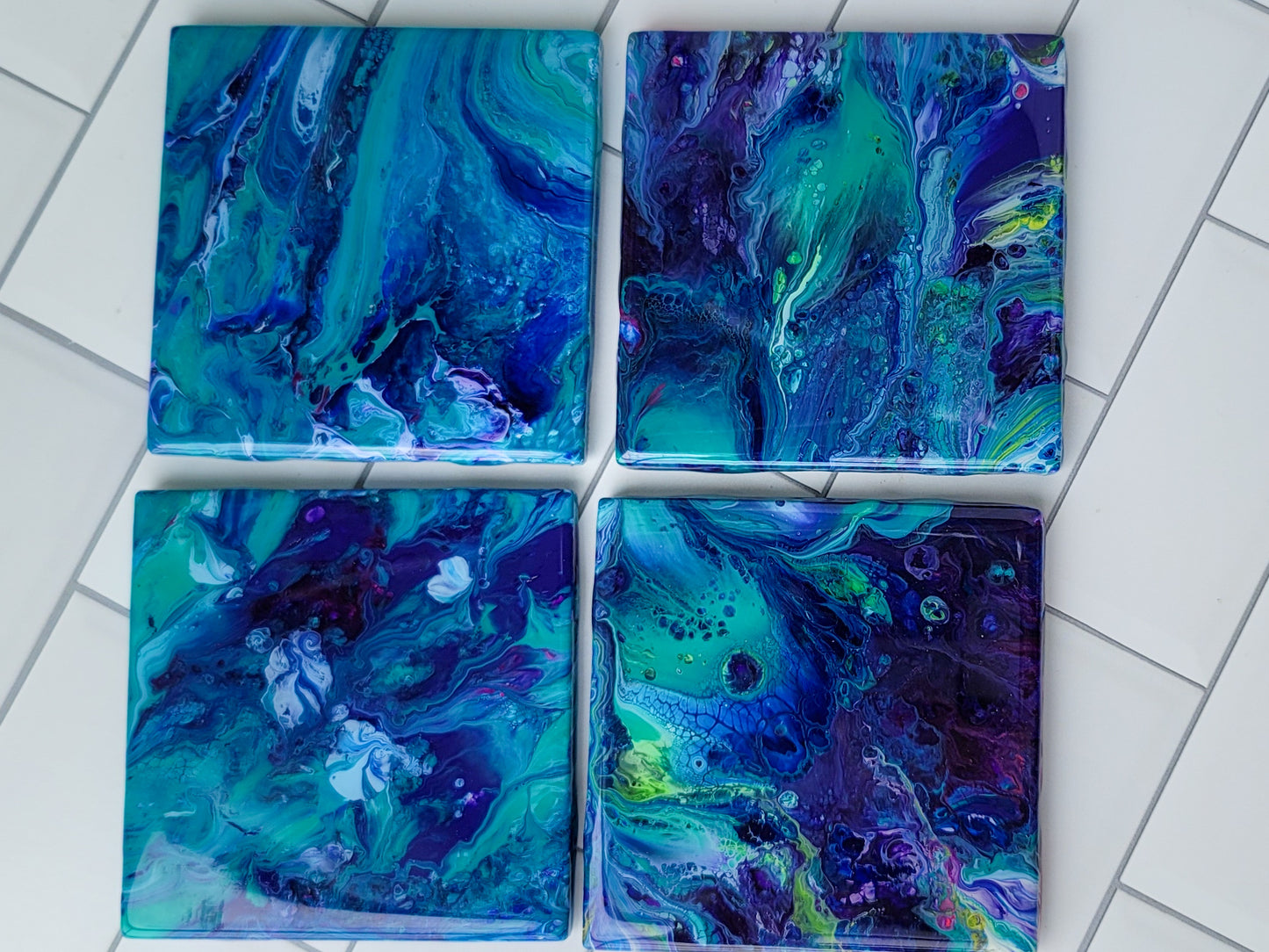 Painted Coaster Sets