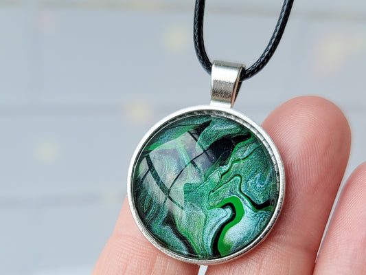 Fluid Art Pendants