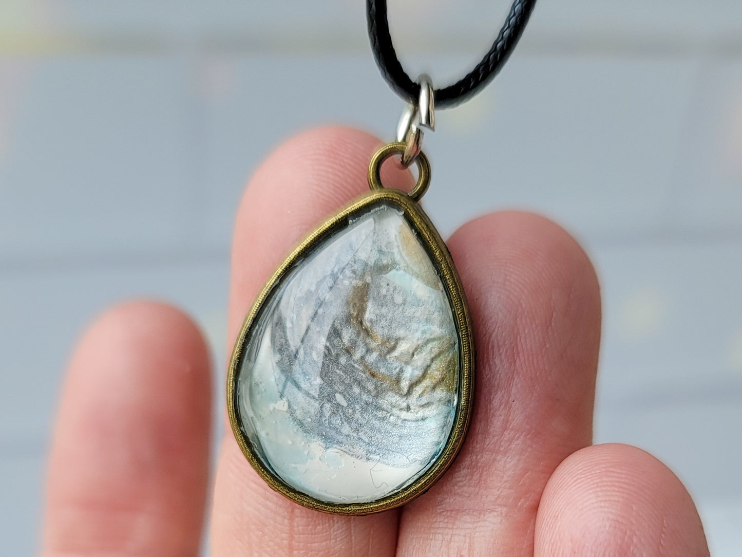 Fluid Art Pendants