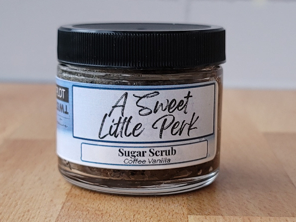 A Sweet Little Perk (Vanilla Coffee Scented) Sugar Scrub