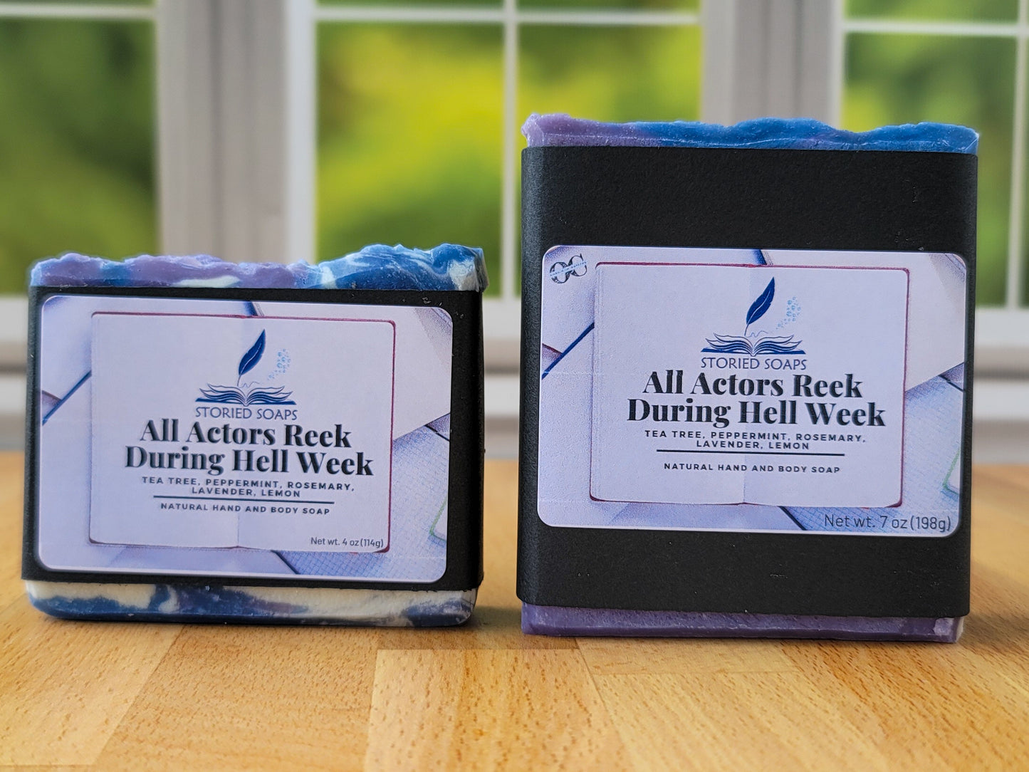 All Actors Reek During Hell Week - Tea Tree, Peppermint, Rosemary, Lavender and Lemon essential oil soap