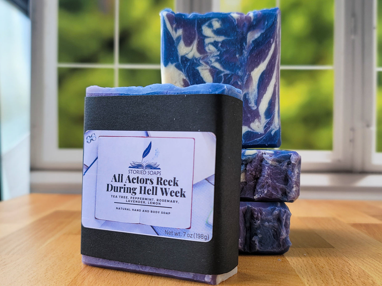 All Actors Reek During Hell Week - Tea Tree, Peppermint, Rosemary, Lavender and Lemon essential oil soap