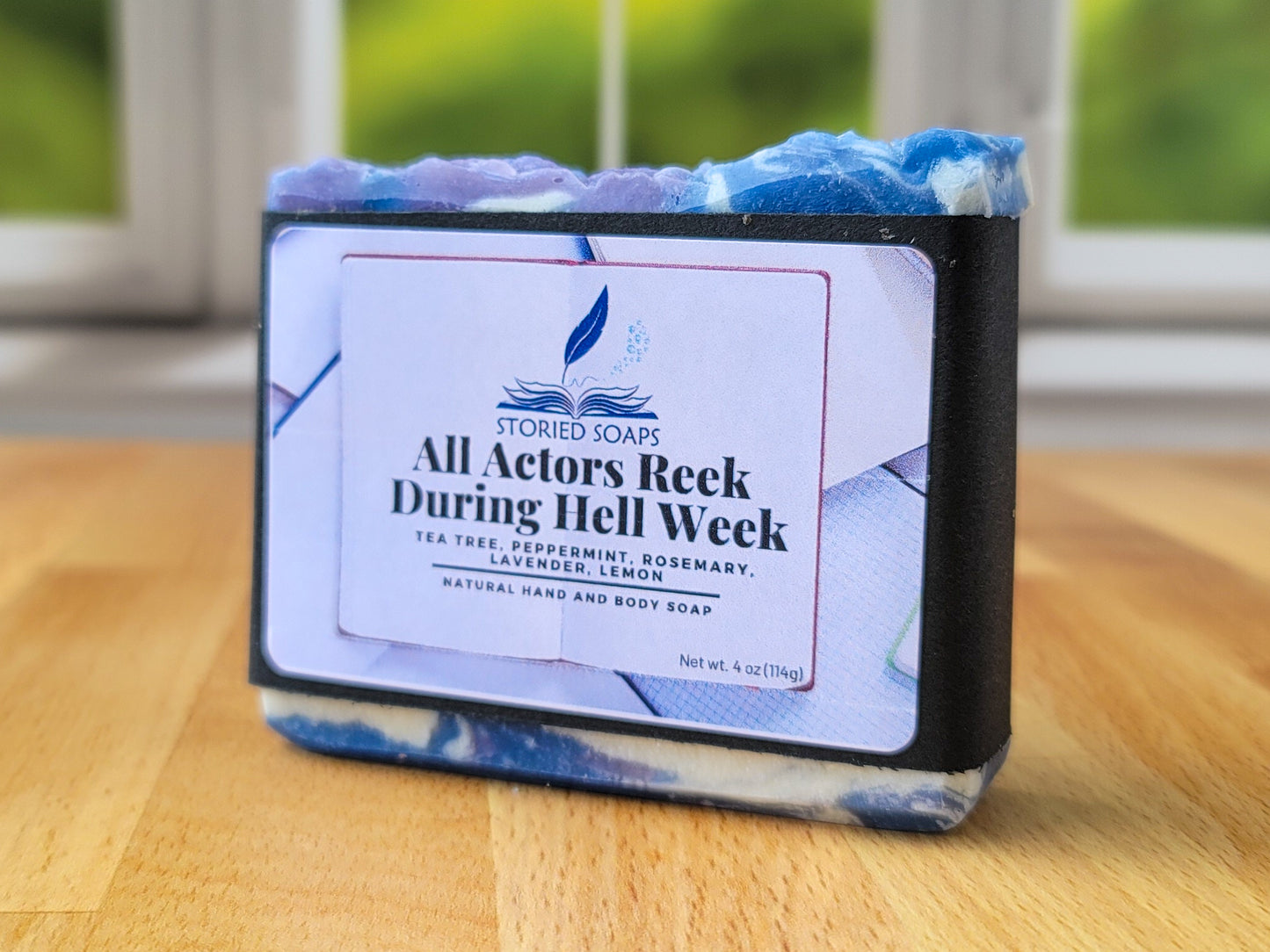 All Actors Reek During Hell Week - Tea Tree, Peppermint, Rosemary, Lavender and Lemon essential oil soap