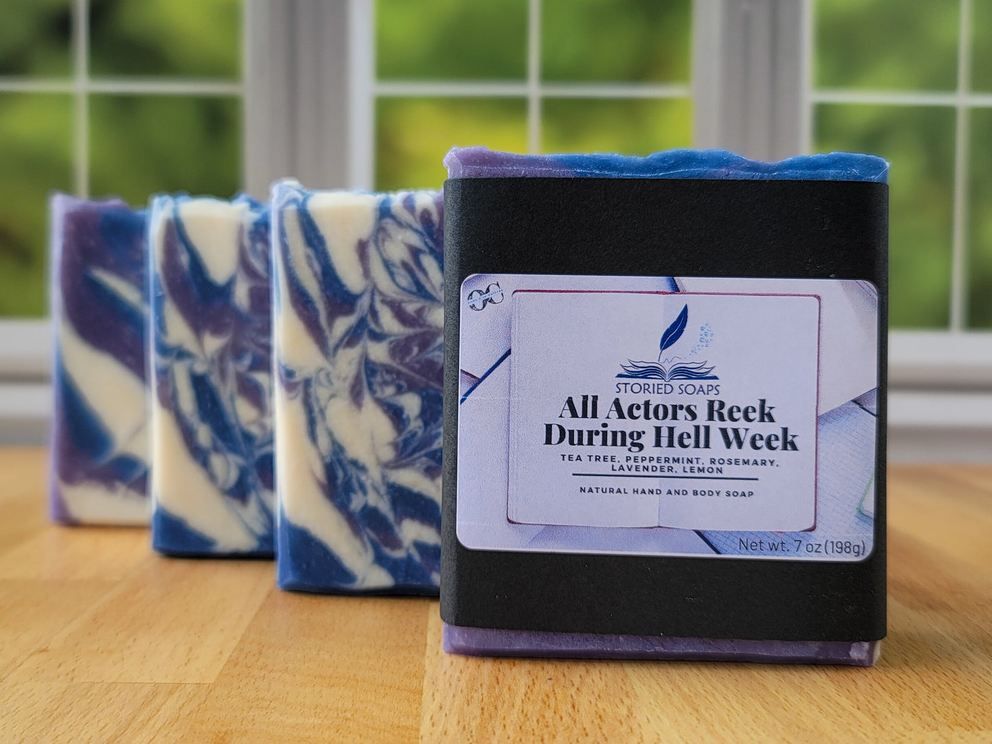 All Actors Reek During Hell Week - Tea Tree, Peppermint, Rosemary, Lavender and Lemon essential oil soap