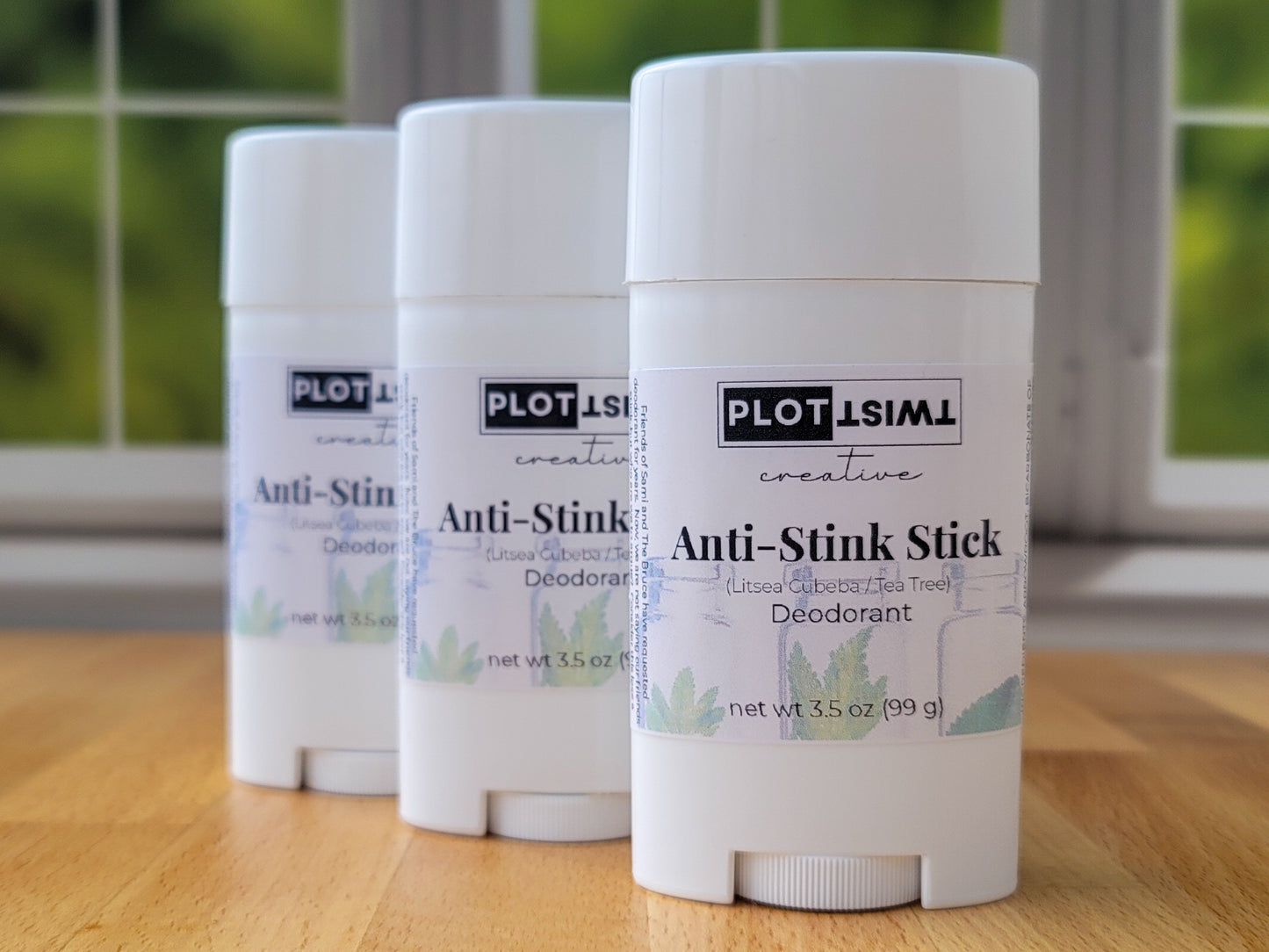 Anti Stink Stick - Handmade Deodorant - Aluminum Free Deodorant