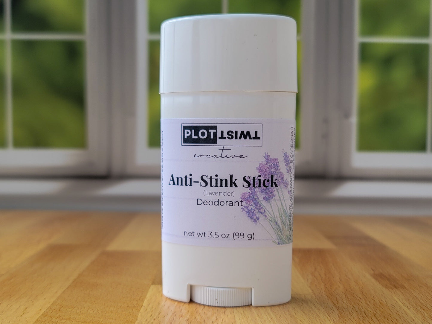 Anti Stink Stick - Handmade Deodorant - Aluminum Free Deodorant