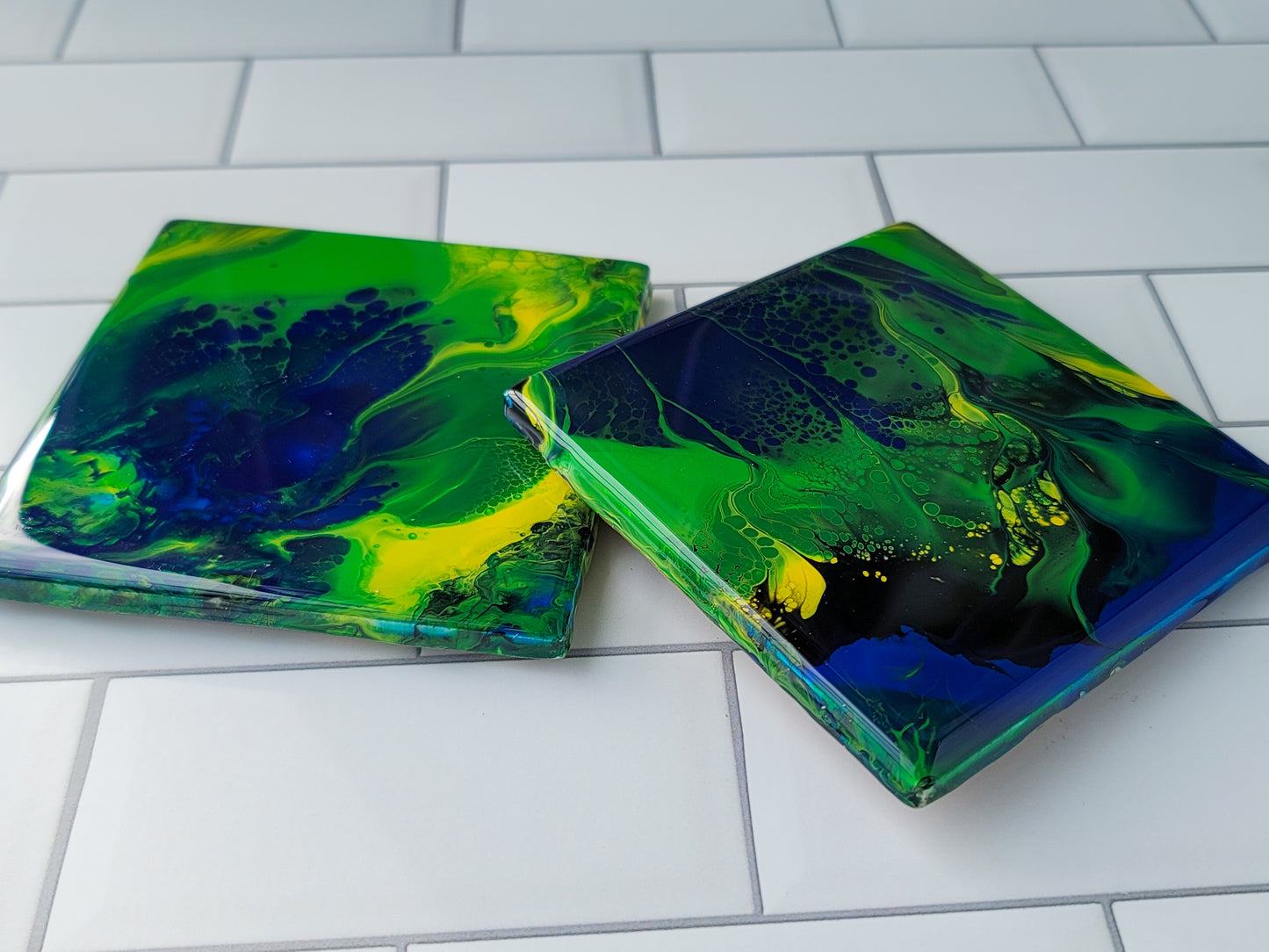 Painted Coaster Two Pack Sets