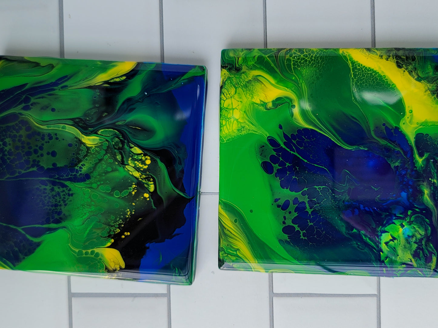 Painted Coaster Two Pack Sets