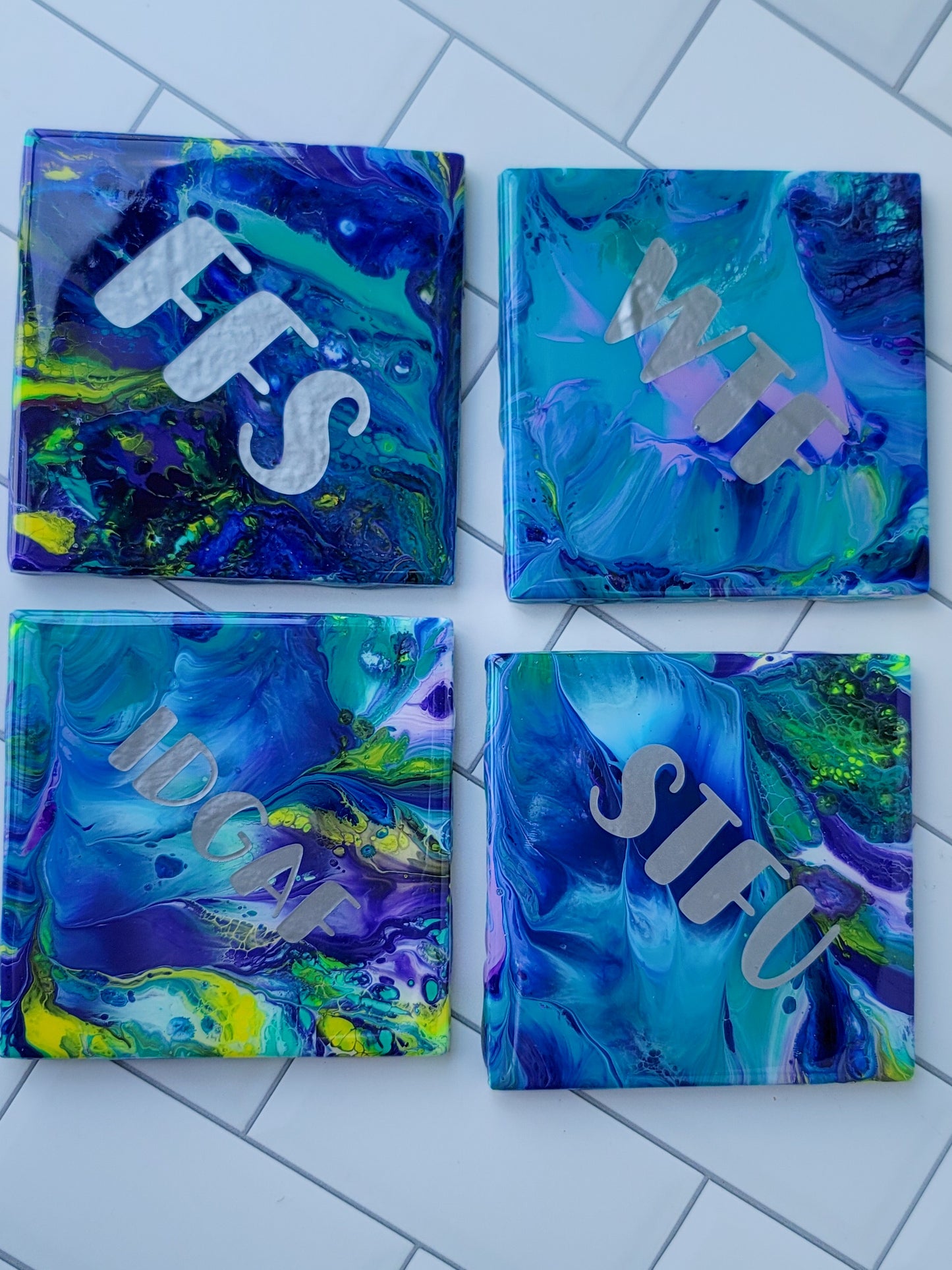 Soft Swears Coaster Sets