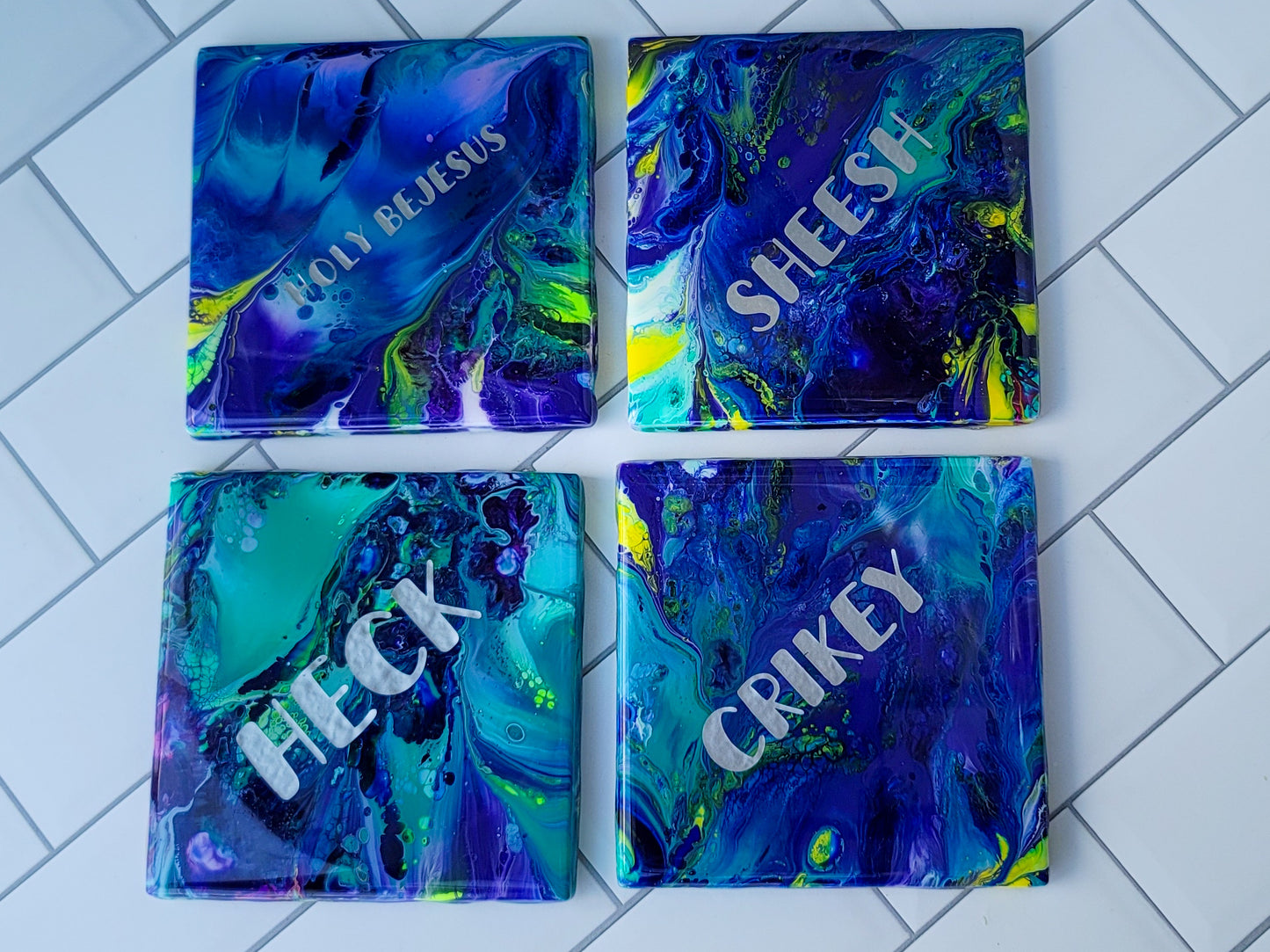 Soft Swears Coaster Sets