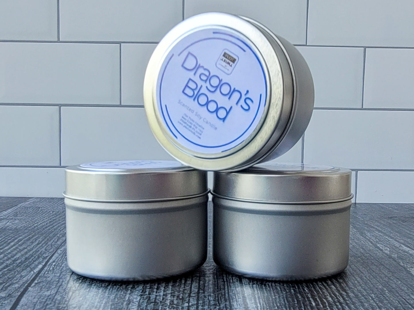 Travel Tin Candles (Soy-Paraffin Wax Blend)