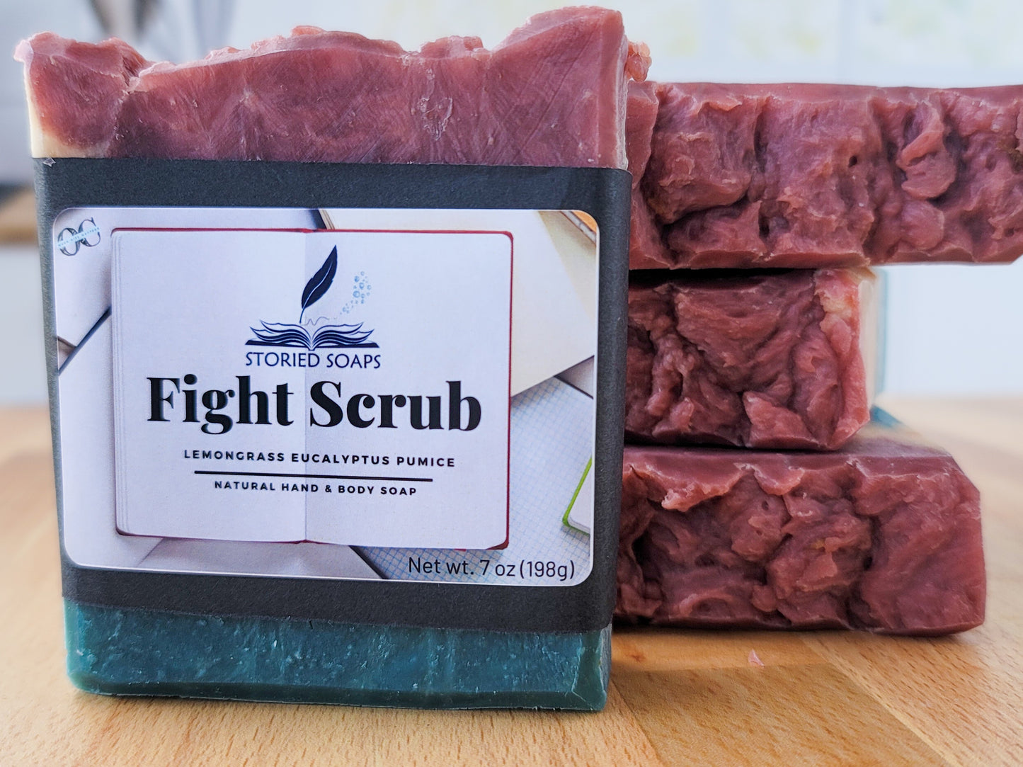 Fight Scrub - Lemongrass Eucalyptus Soap