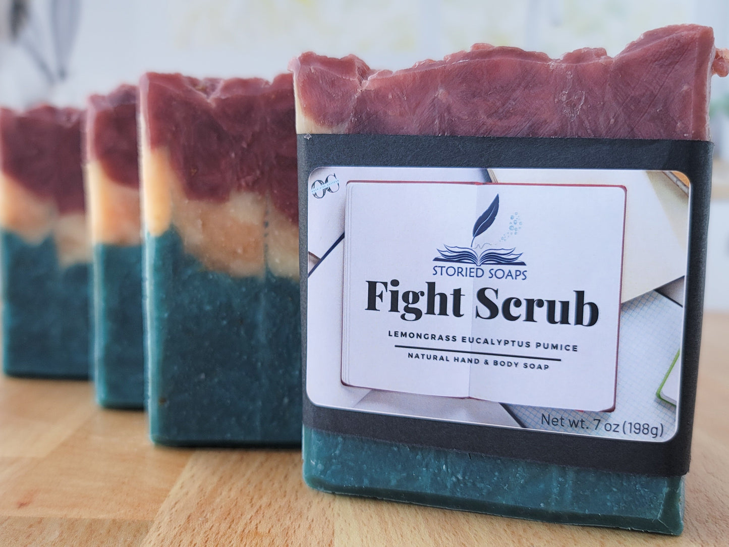 Fight Scrub - Lemongrass Eucalyptus Soap