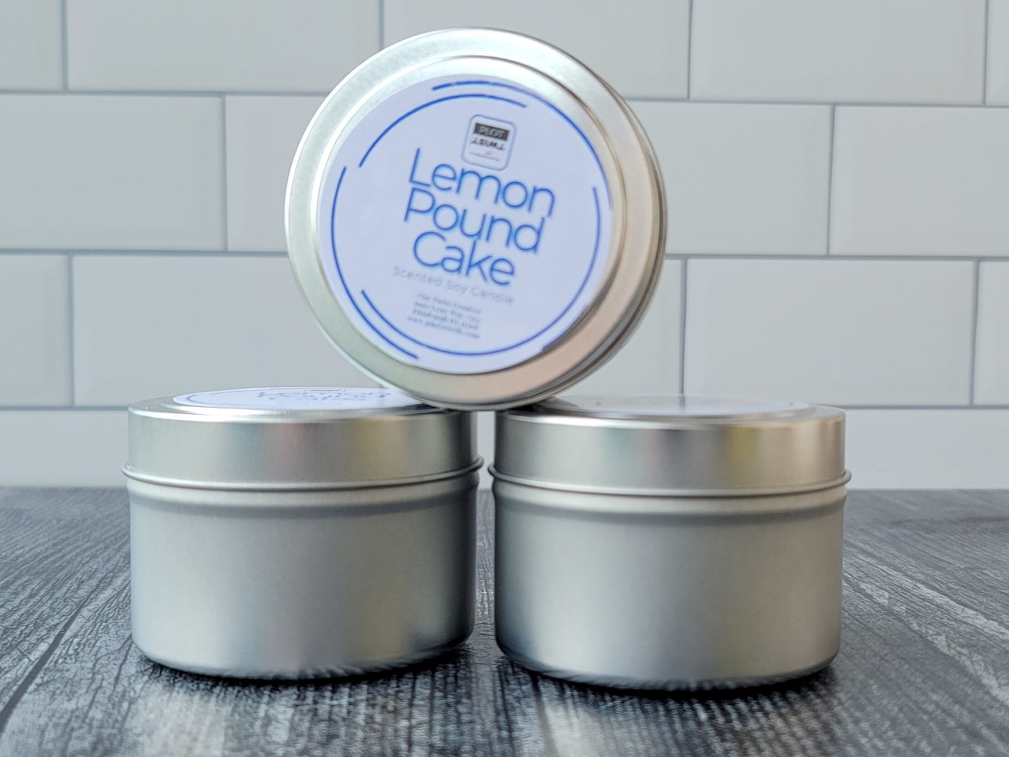 Travel Tin Candles (Soy-Paraffin Wax Blend)