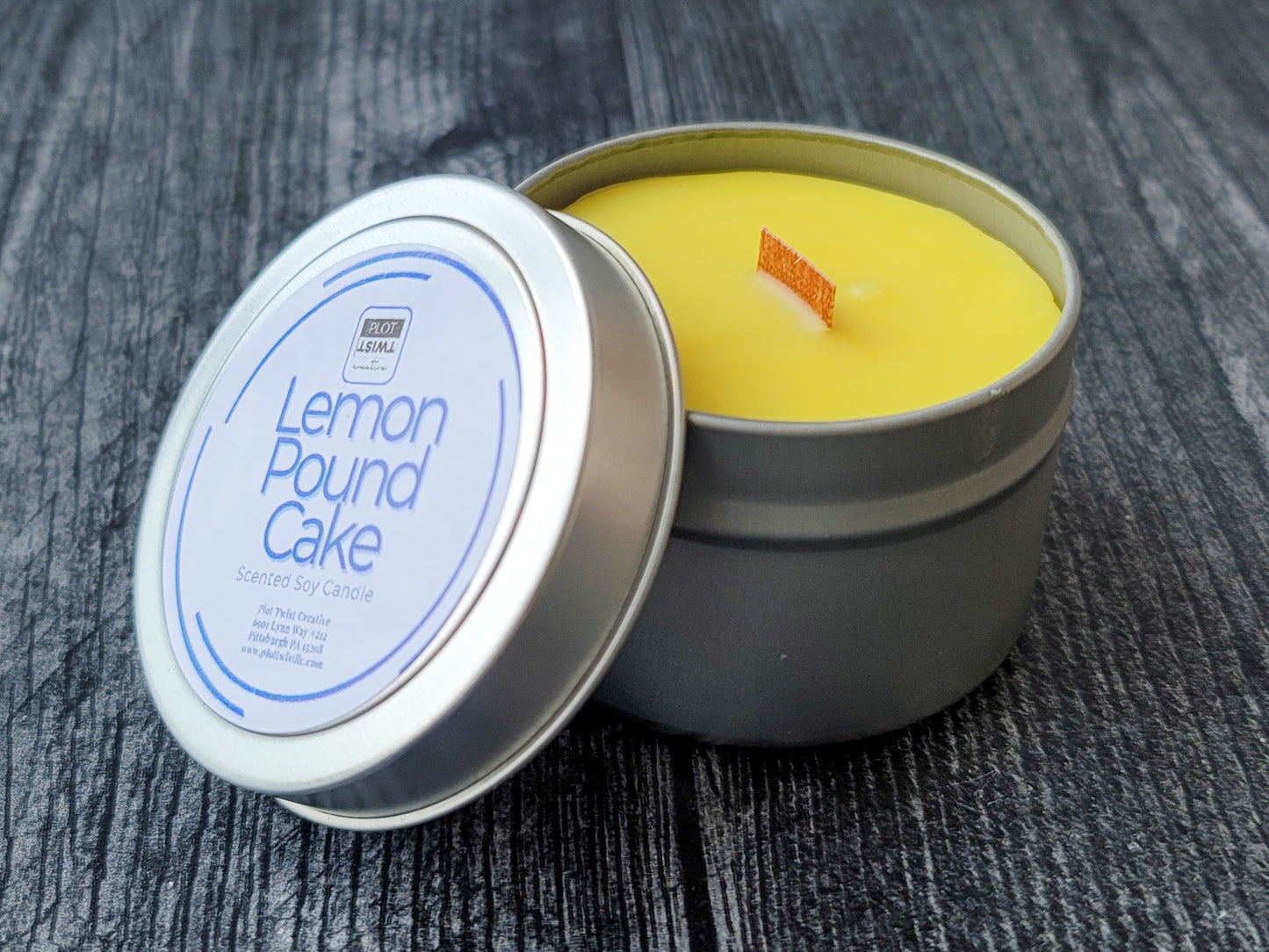 Travel Tin Candles (Soy-Paraffin Wax Blend)