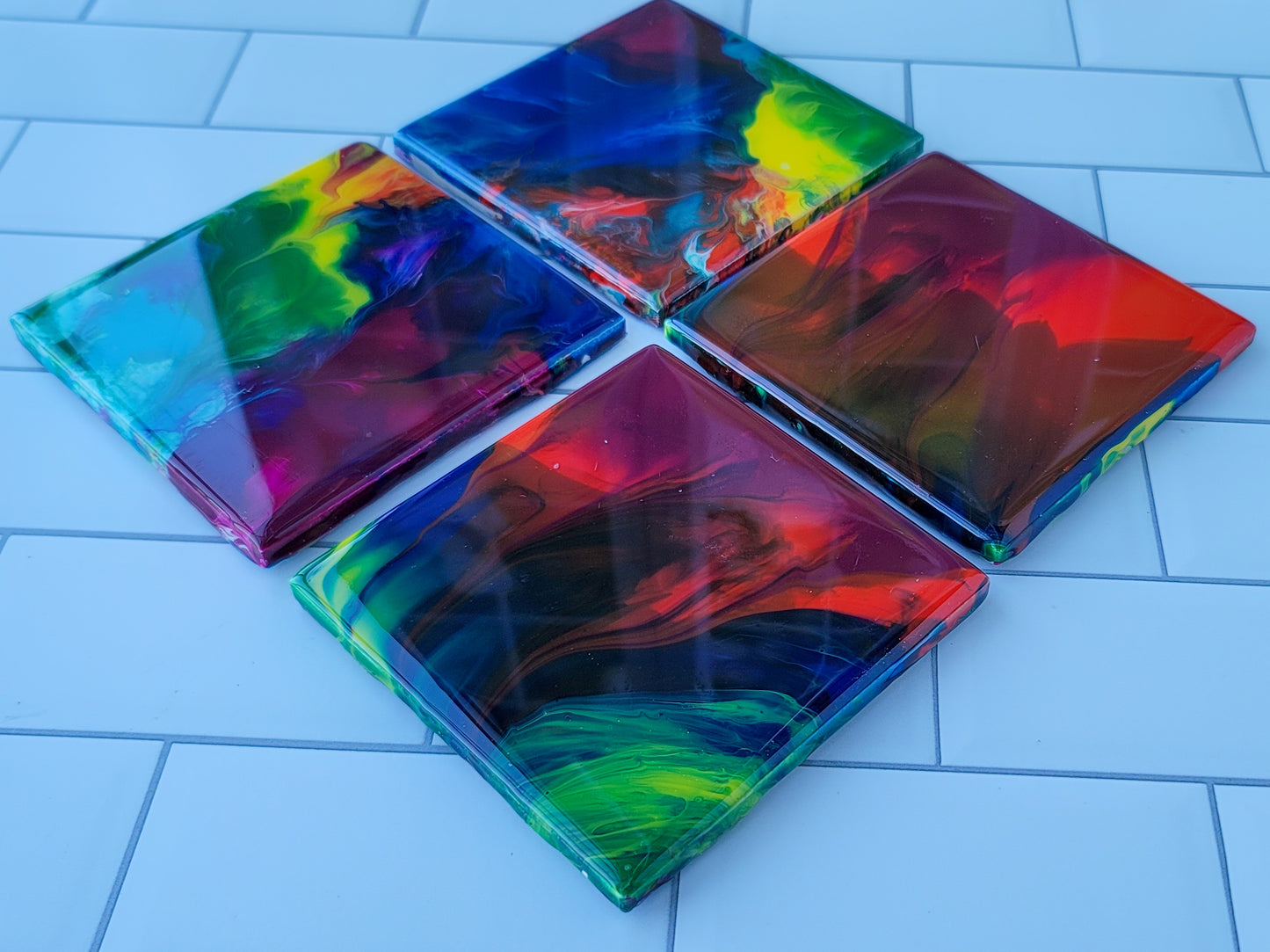 Painted Coaster Sets