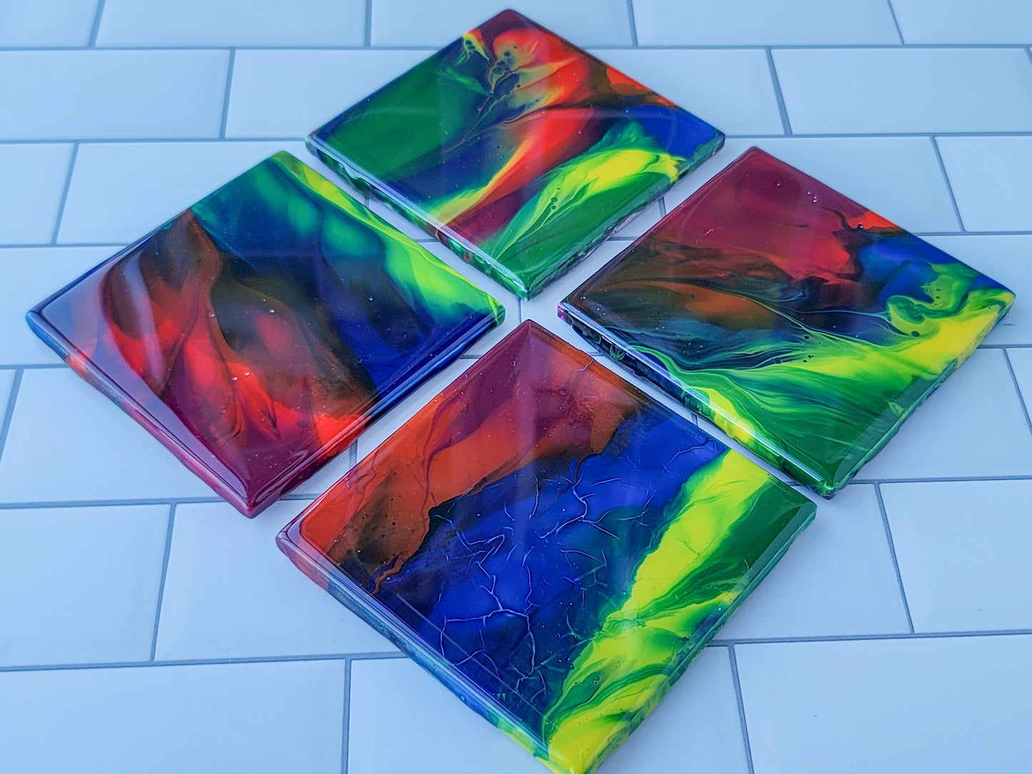 Painted Coaster Sets