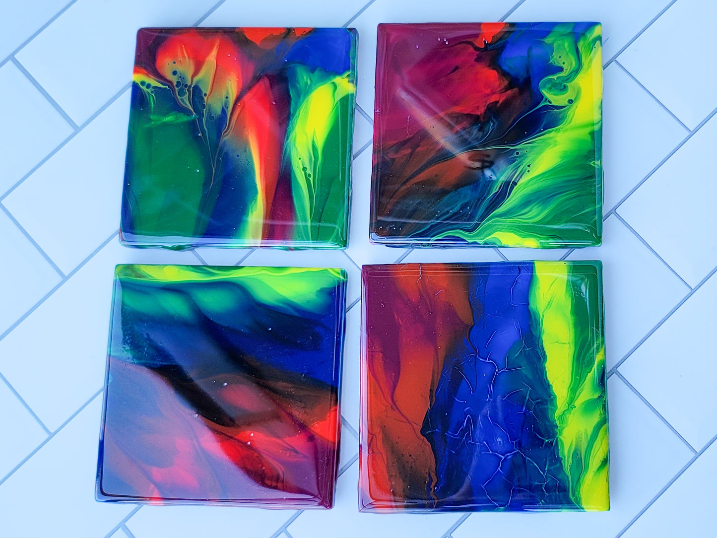 Painted Coaster Sets