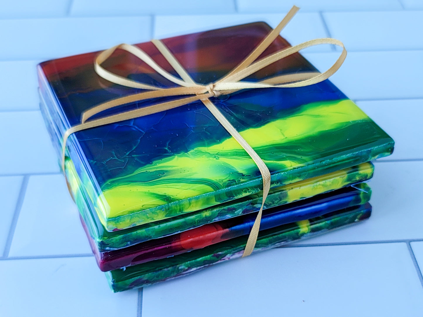 Painted Coaster Sets