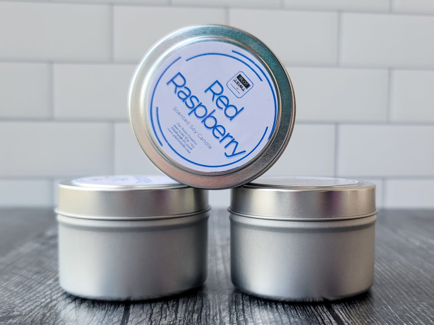 Travel Tin Candles (Soy-Paraffin Wax Blend)