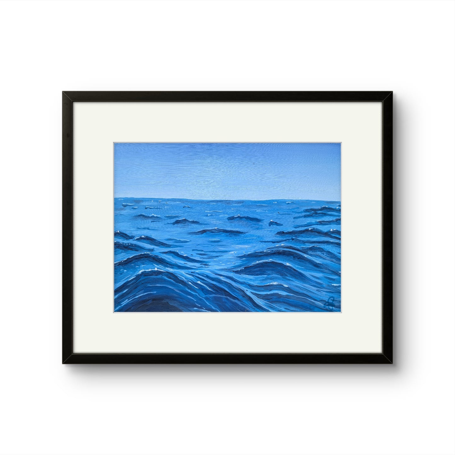 Relaxing Waves - 9 x 12 acrylic painting