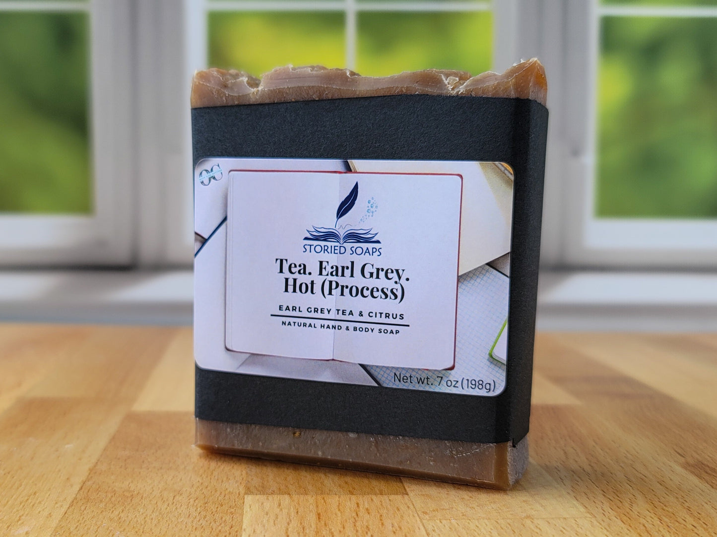 Tea. Earl Grey. Hot (Process) by Storied Soaps - Earl Grey Tea Citrus Hand and Body essential oil soap