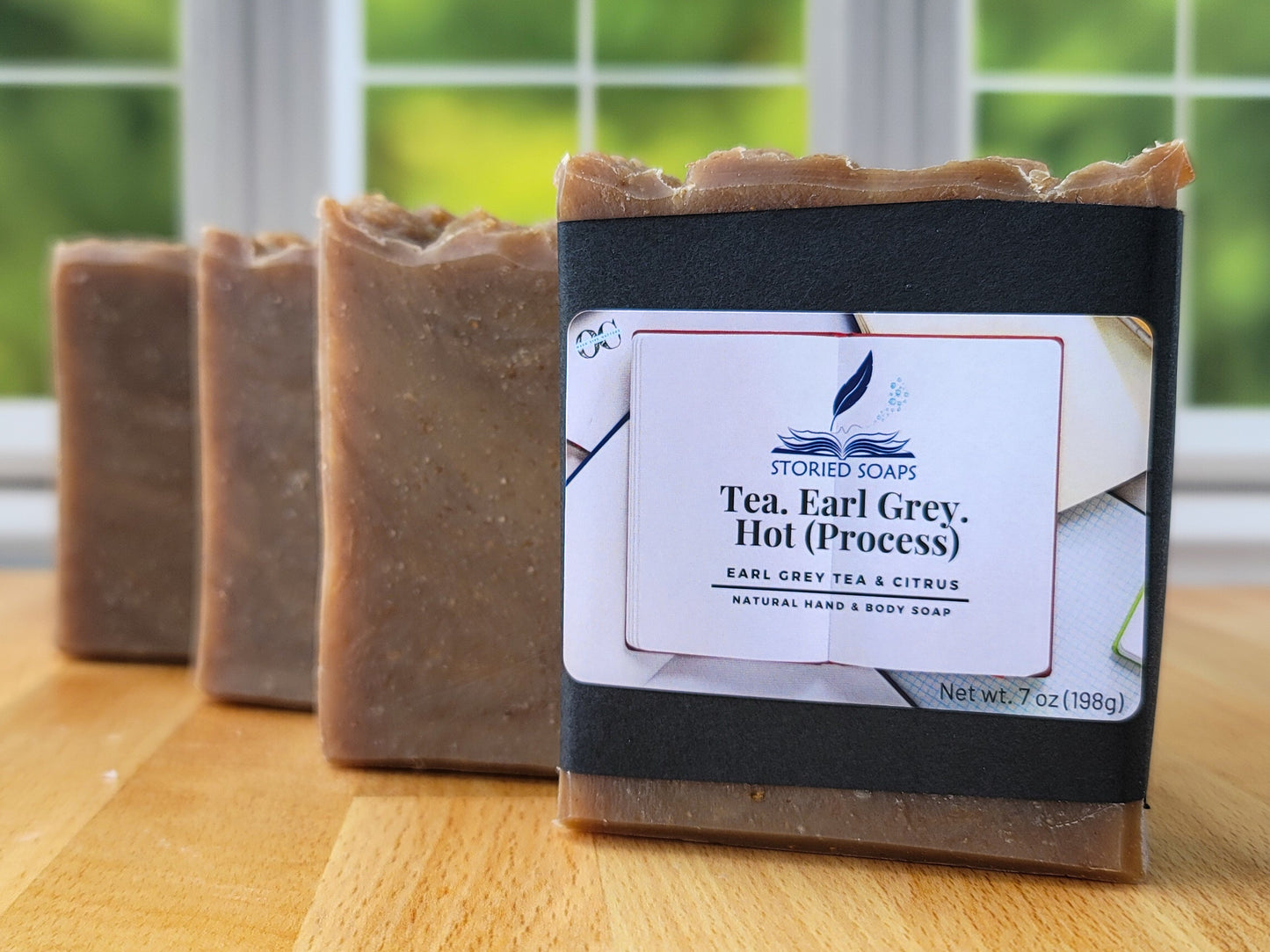 Tea. Earl Grey. Hot (Process) by Storied Soaps - Earl Grey Tea Citrus Hand and Body essential oil soap