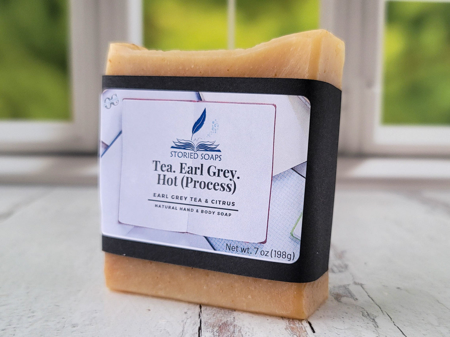 Tea. Earl Grey. Hot (Process) by Storied Soaps - Earl Grey Tea Citrus Hand and Body essential oil soap