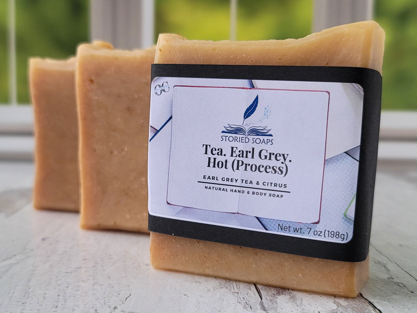 Tea. Earl Grey. Hot (Process) by Storied Soaps - Earl Grey Tea Citrus Hand and Body essential oil soap